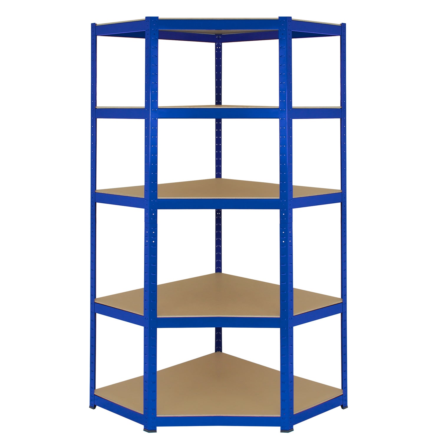 Monster Racking - Lot de 1 Rayonnage d'Angle T-Rax & 2 Rayonnages T-Rax en Acier Bleu