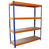 Monster Racking - Lot de 5 Rayonnages S-Rax en Acier Orange et Bleu 50cm x 150cm x 180cm
