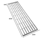 Grille caillebotis en Acier Galvanisé - 800mm x 240mm