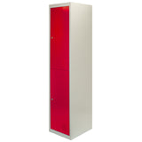 Casier Métallique Rouge 2 Portes