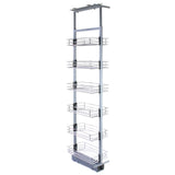KuKoo Garde-manger de cuisine à fermeture amortie – 46cm P x 170-195cm H