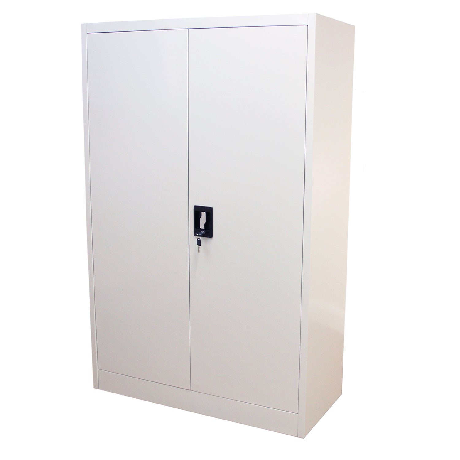 Armoire de Classement Métallique en Acier Gris Clair 140 cm