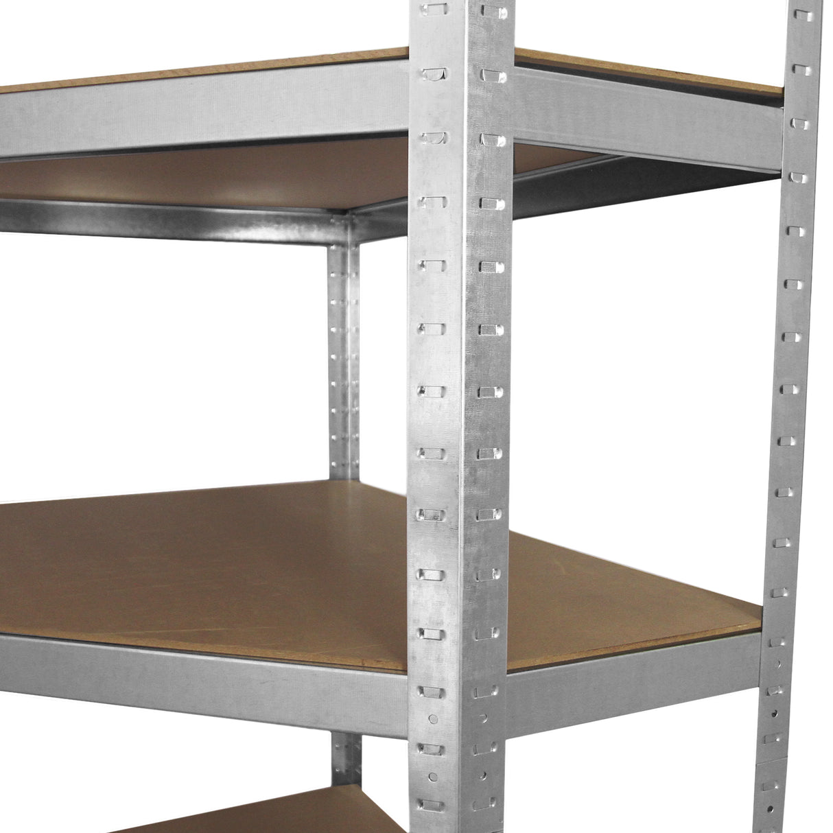 Monster Racking - Lot de 2 Rayonnages Galwix en Acier Galvanisé 90cm & 1 Rayonnage d’Angle Galwix