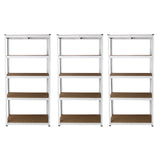 Monster Racking - 3 Rayonnages E-Rax en Acier Blanc 90cm x 40cm x 180cm