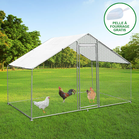 Enclos Poulailler 3m x 2m x 2m