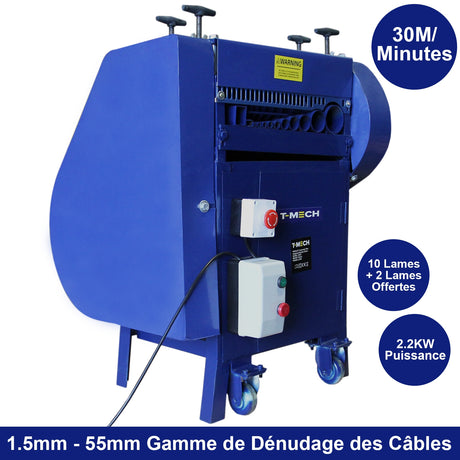 T-Mech Machine à Dénuder de Câble Électrique 55mm