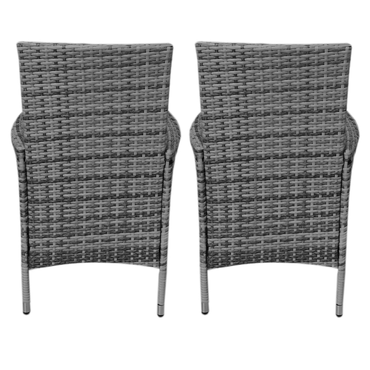 Jardí Set Bistro Rotin Gris