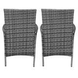 Jardí Set Bistro Rotin Gris
