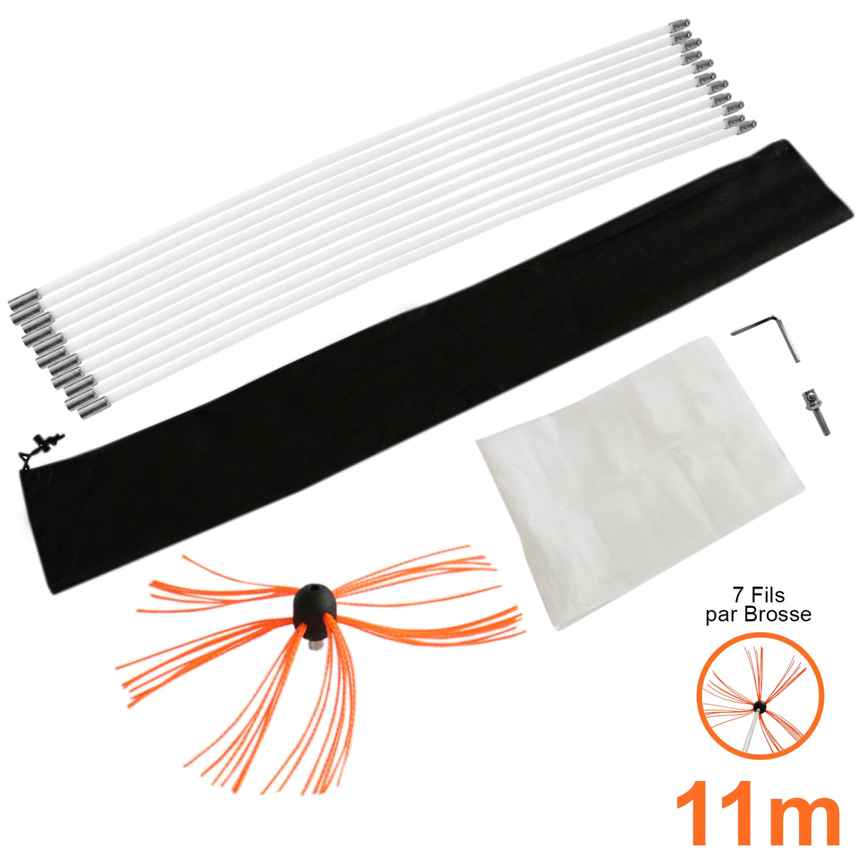 Kit de Ramonage 11m