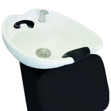 Fauteuil Salon de Coiffure avec Lavabo Noir