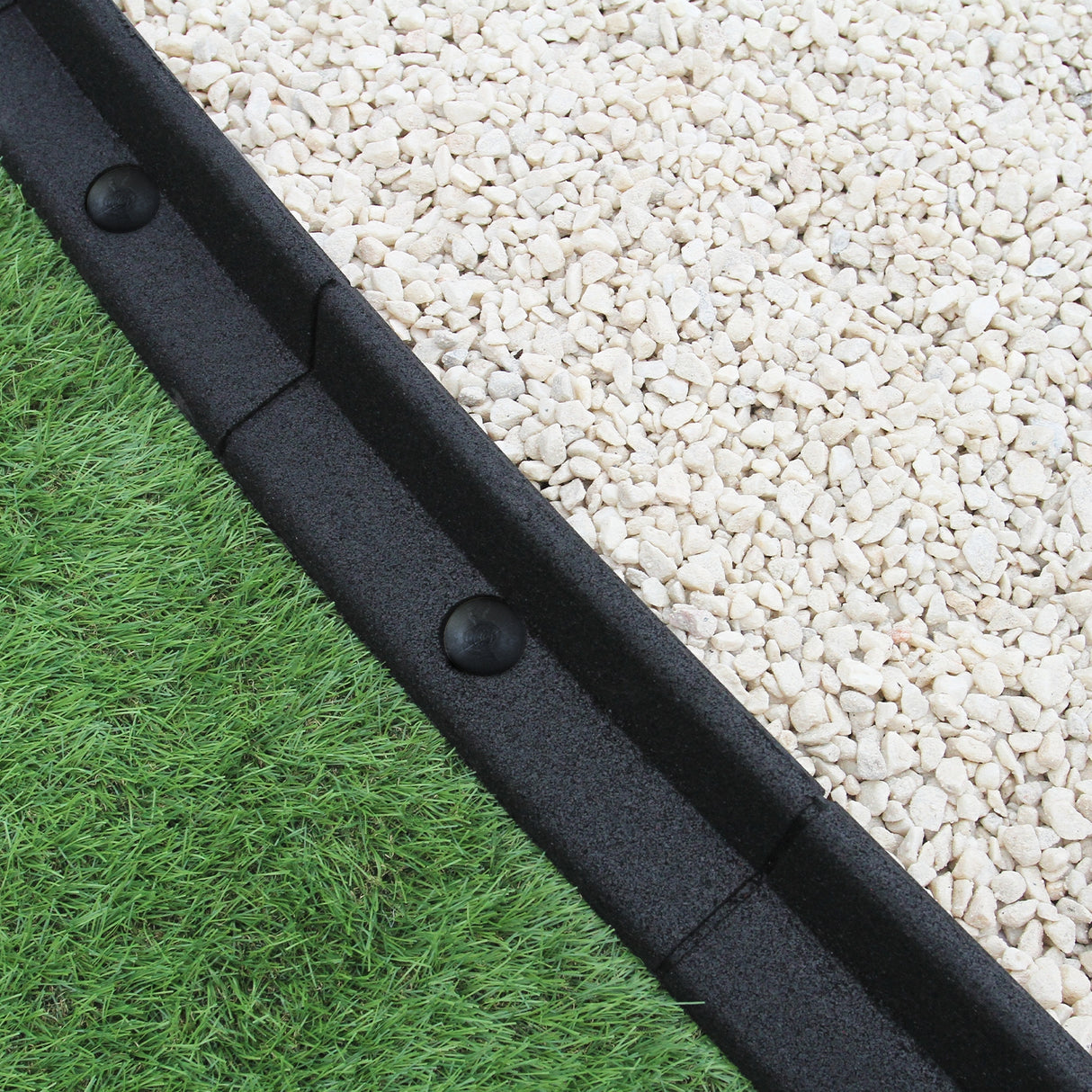 Bordures de Pelouse Flexible 1.2m Noir x 50