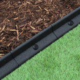 Bordures de Pelouse Flexible 1.2m Noir x 50