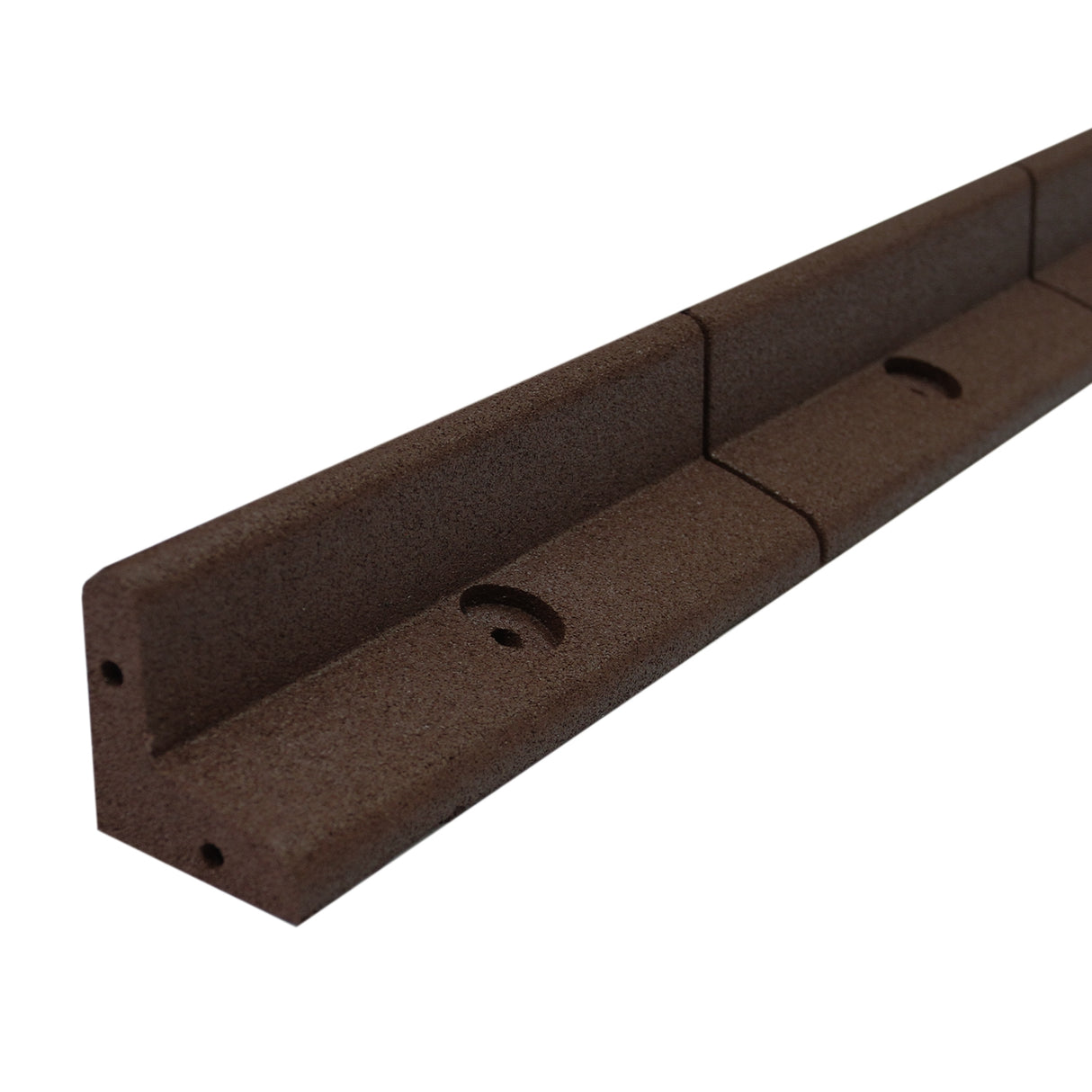 Bordures de Pelouse Flexibles 1.2m Marron x 16