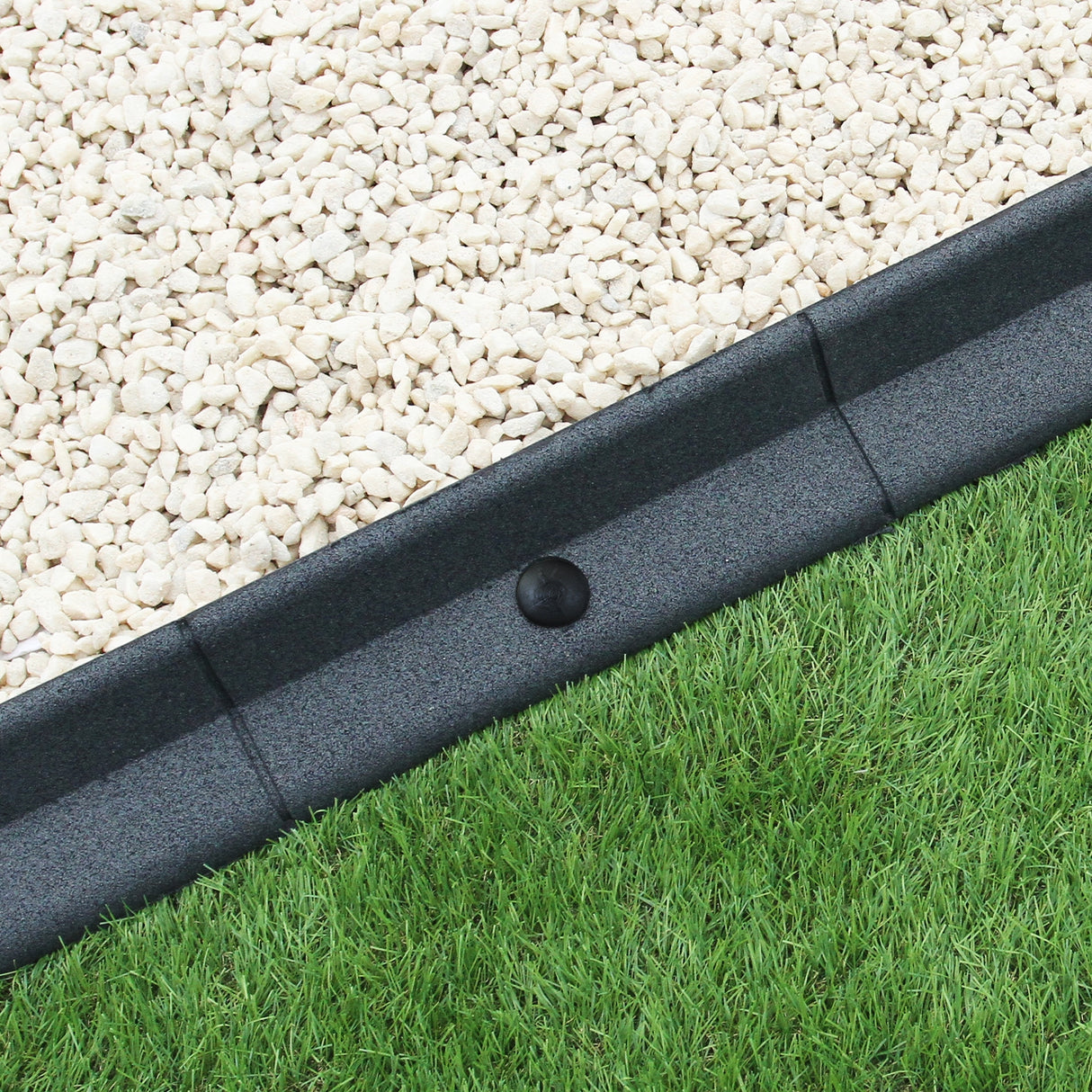 Bordures de Pelouse Flexibles 1.2m Gris x 12