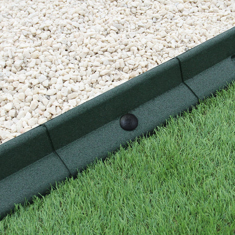 Bordures de Pelouse Flexibles 1.2m Vert x 8