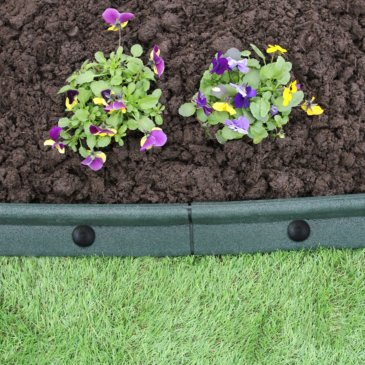 Bordures de Pelouse Flexibles 1.2m Vert x 22