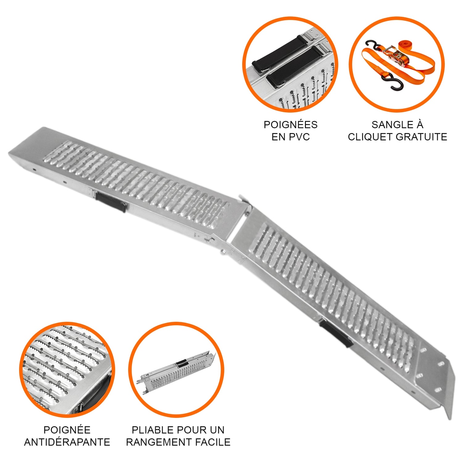 2 Rampes de Chargement pour Moto T-Mech