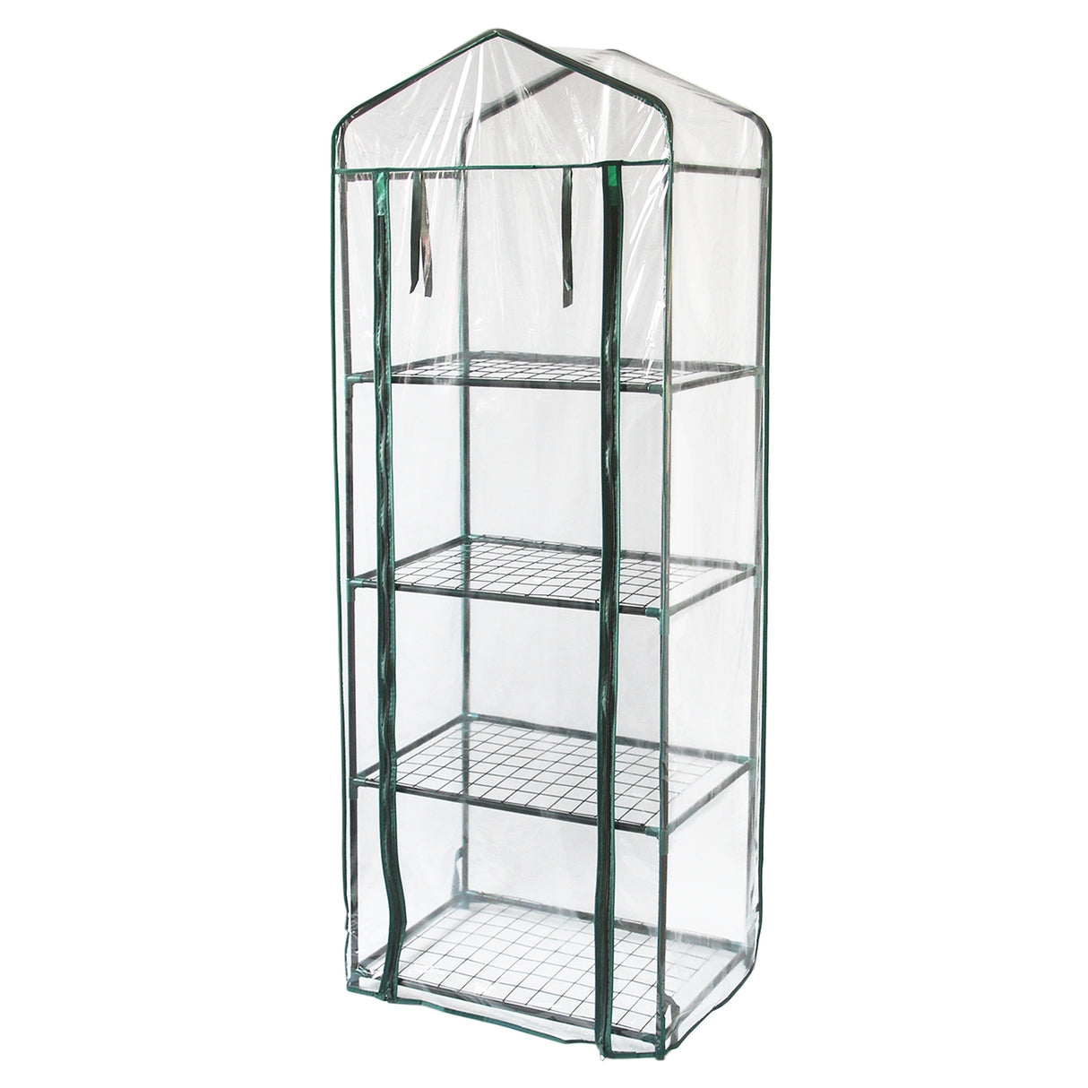 Mini Serre à 4 étagère avec Couverture en PVC