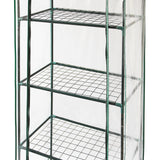 Mini Serre à 4 étagère avec Couverture en PVC