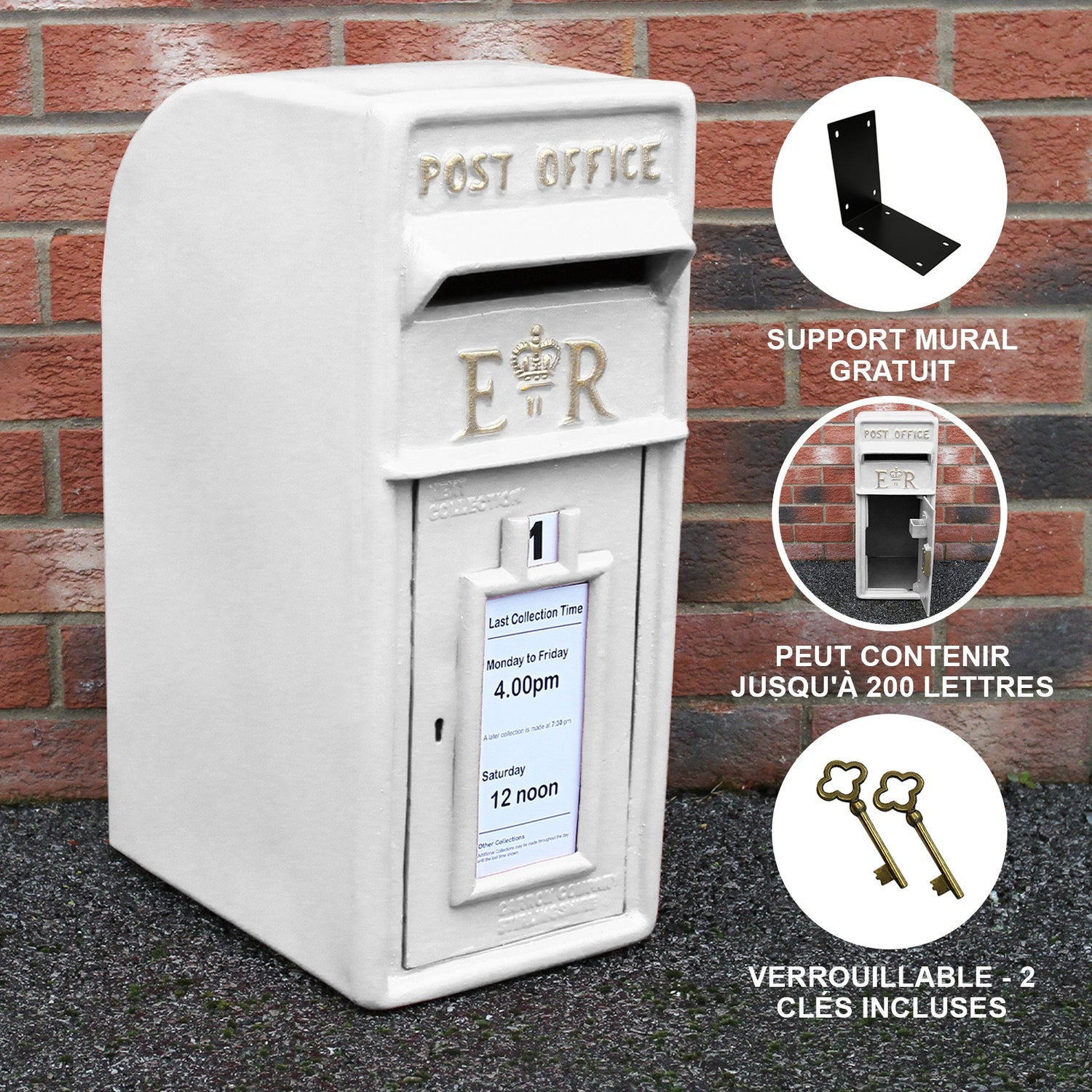 Boîte aux Lettres Blanche