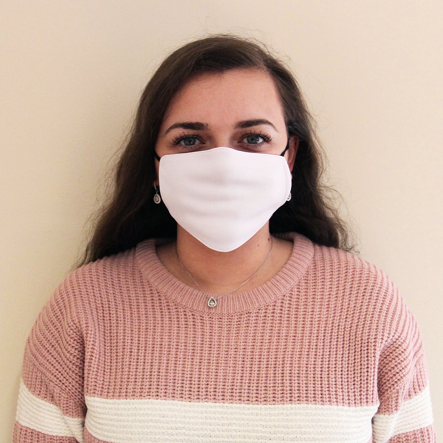 10 Masques de Visage Vierges pour Sublimation (Taille M)