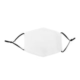10 Masques de Visage Vierges pour Sublimation (Taille P)
