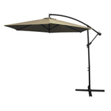 Parasol Cantilever Beige & Base Ronde