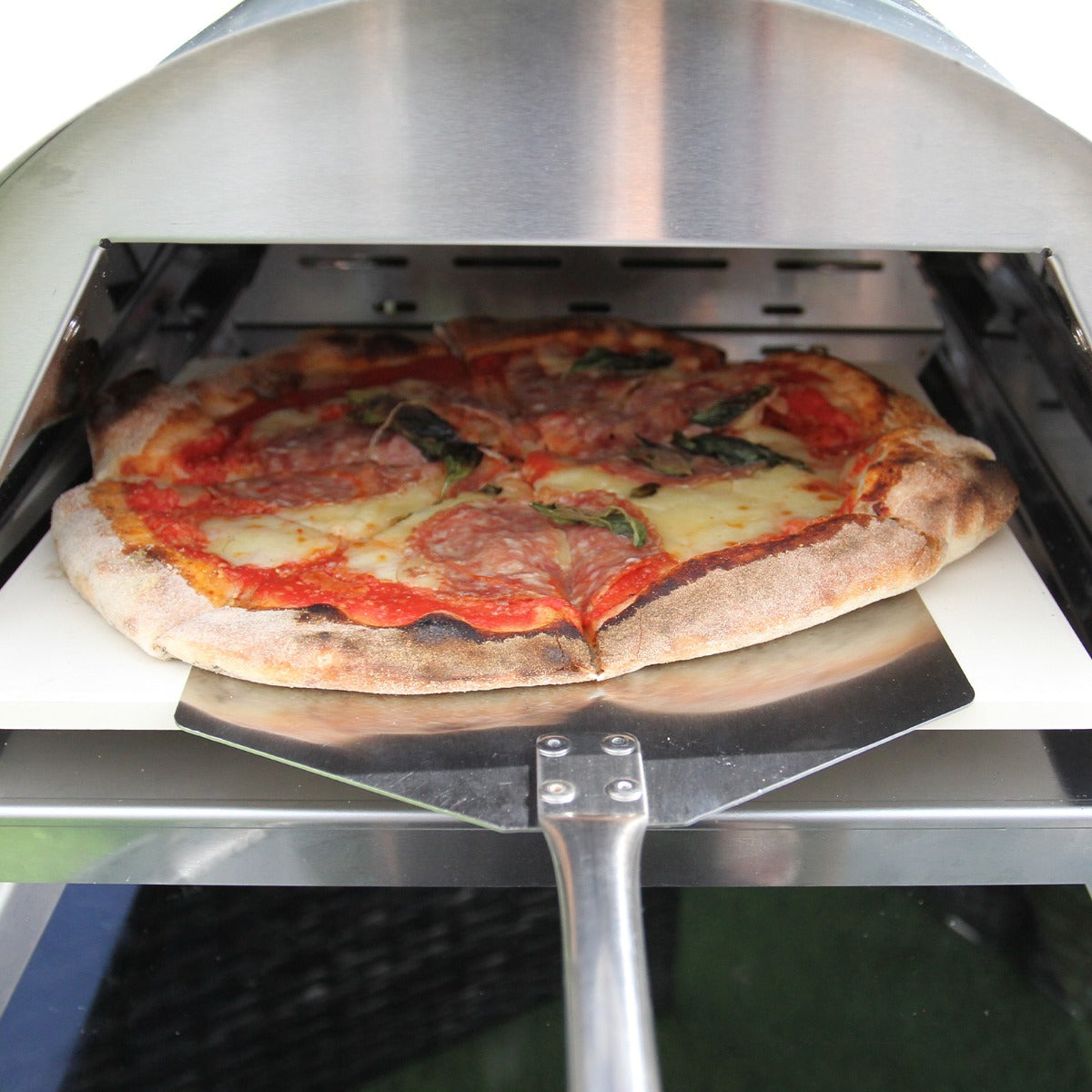 Four à Pizza de Table Extérieure Classique en Acier Inoxydable