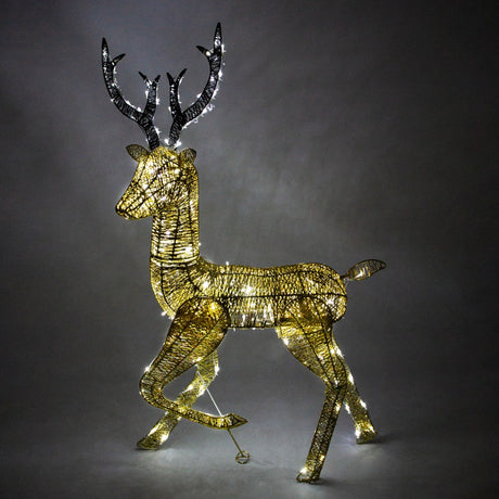Cerf Doré LED Blanc Chaud