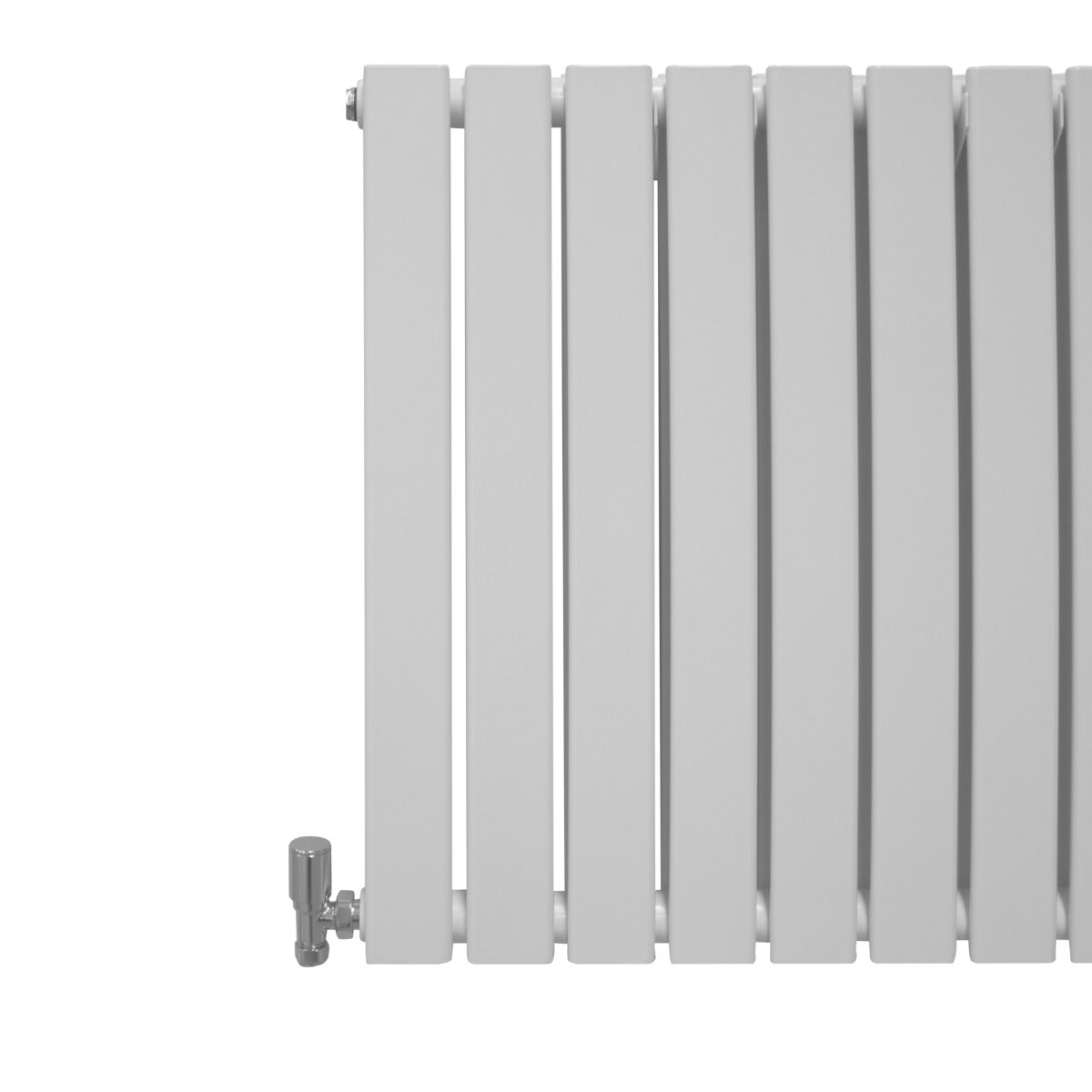 Radiateur Plat Blanc Brillant 60 cm x 70 cm