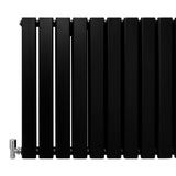 Radiateur Plat Noir Mat 60 cm x 91 cm