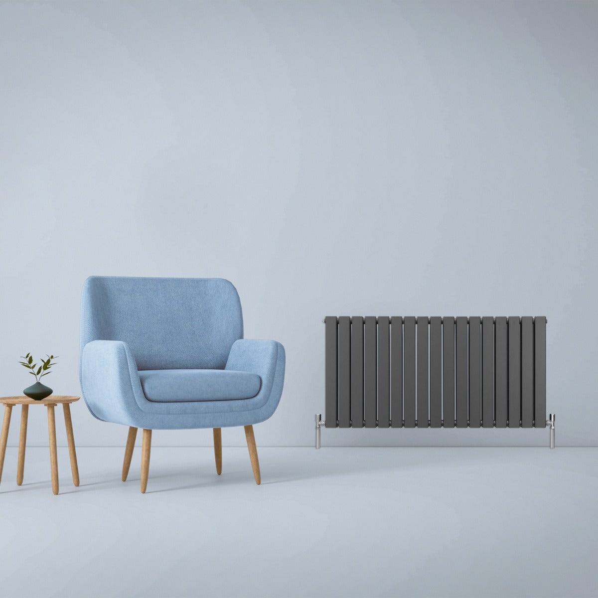 Radiateur Plat Gris Anthracite 60 cm x 119 cm