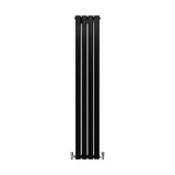 Radiateur Plat Noir Mat 160 cm x 28 cm
