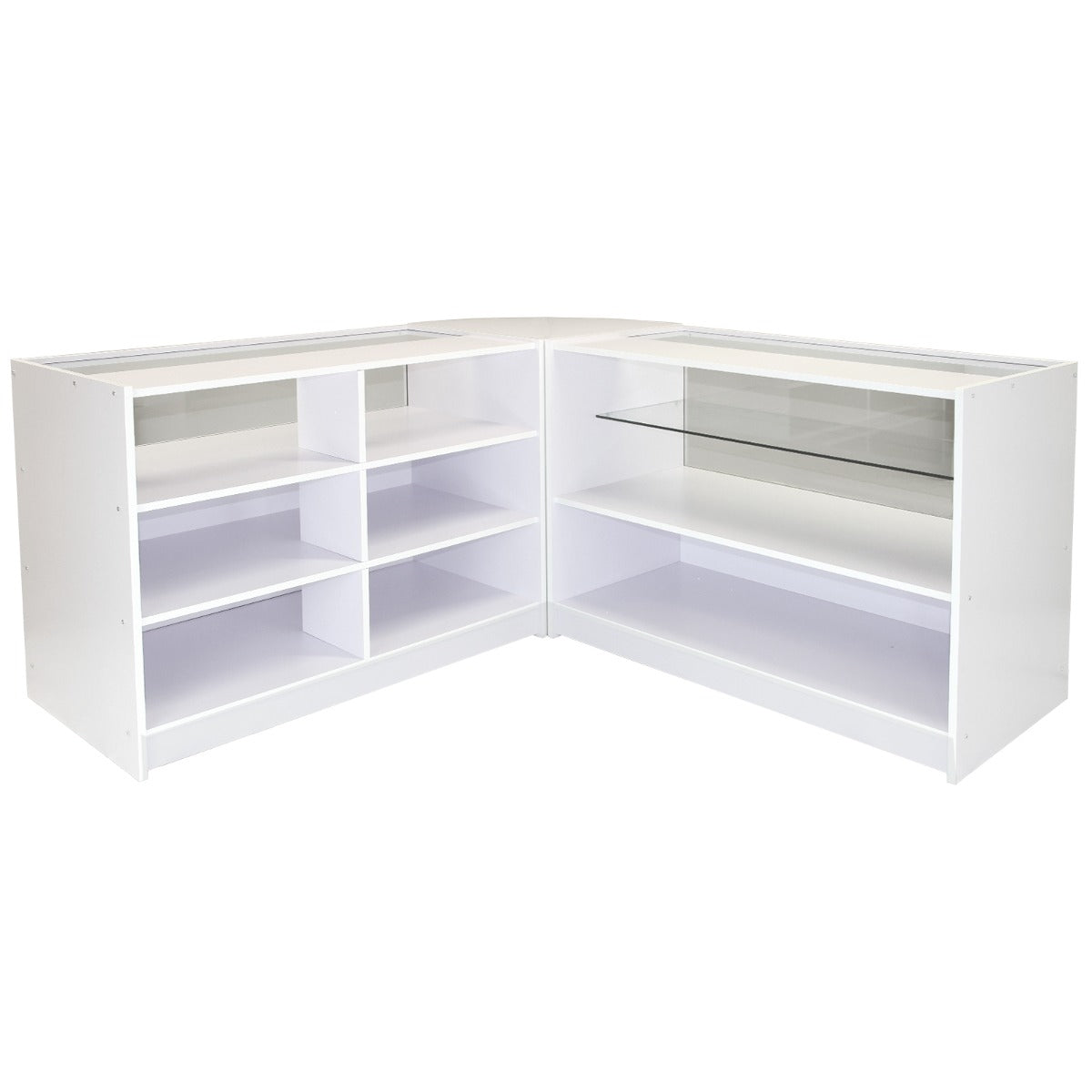 Comptoirs de Vente Ensemble Leo - Blanc Brilliant B1200, C1200, CM60