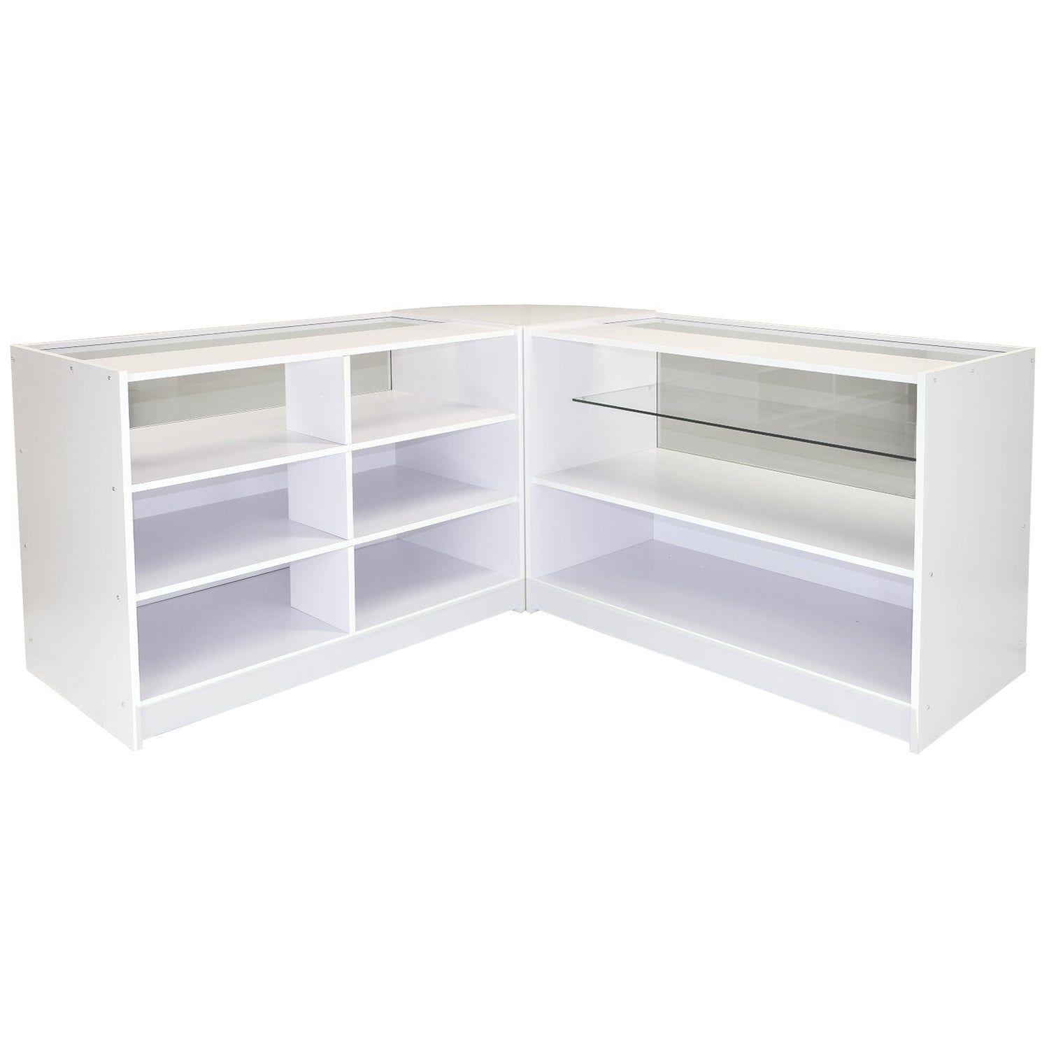 Comptoirs de Vente Ensemble Leo - Blanc B1200, C1200, CM60