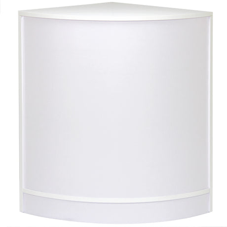 Comptoir de Vente Vitrine de Coin - Blanc CM60