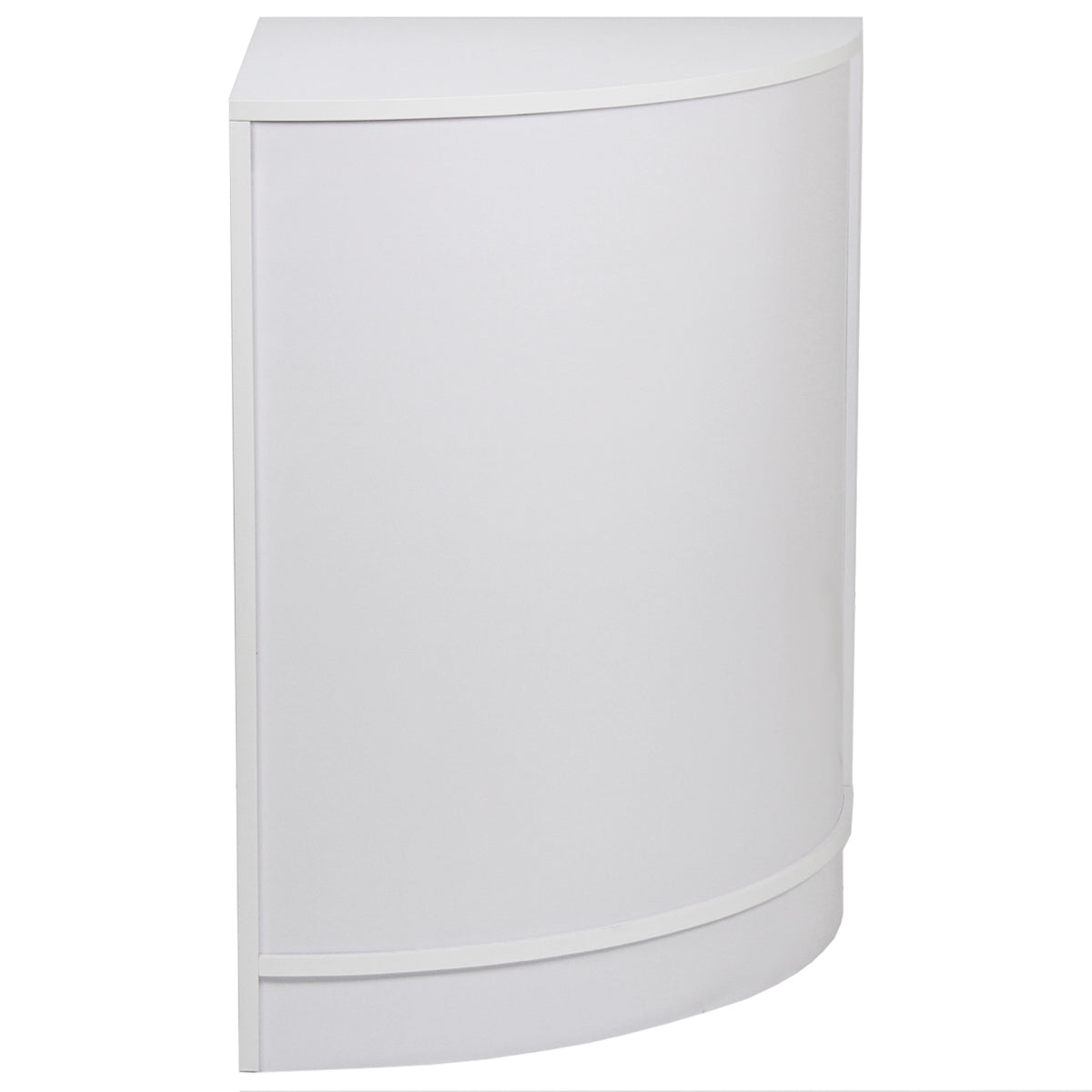 Comptoir de Vente Vitrine de Coin - Blanc CM60