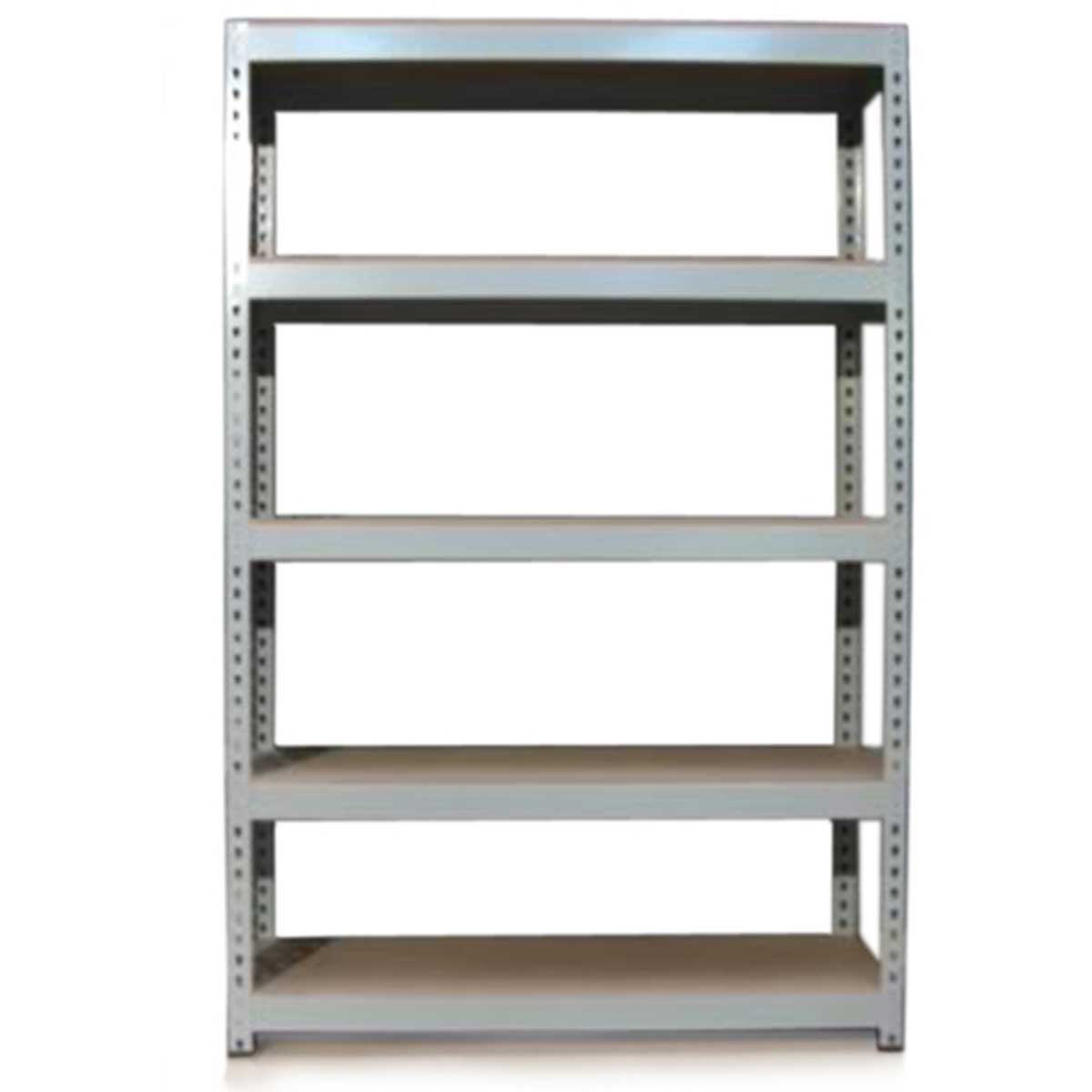 Monster Racking - 5 Rayonnages Q-Rax en Acier Gris 120cm x 50cm x 180cm