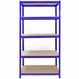 Monster Racking - Lot de 1 Rayonnage d'Angle T-Rax & 4 Rayonnages T-Rax en Acier Bleu