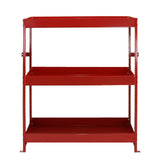 Ensemble de Rayonnages en Métal pour Van Rouge Flamme