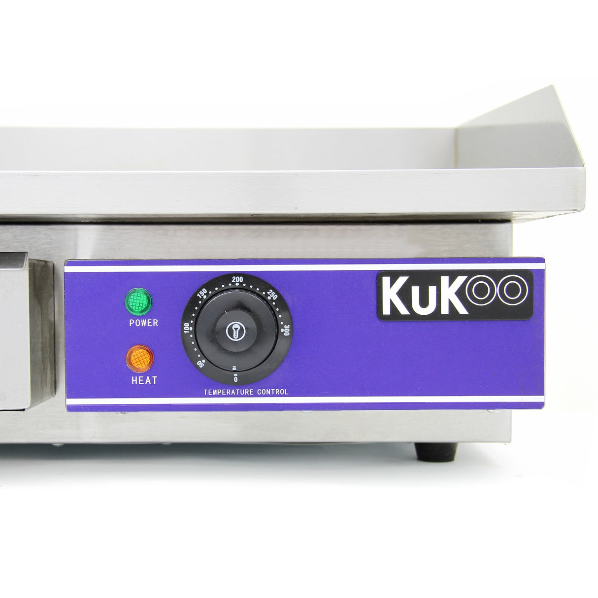 KuKoo Plaque de Cuisson Professionnelle Inox de 50cm