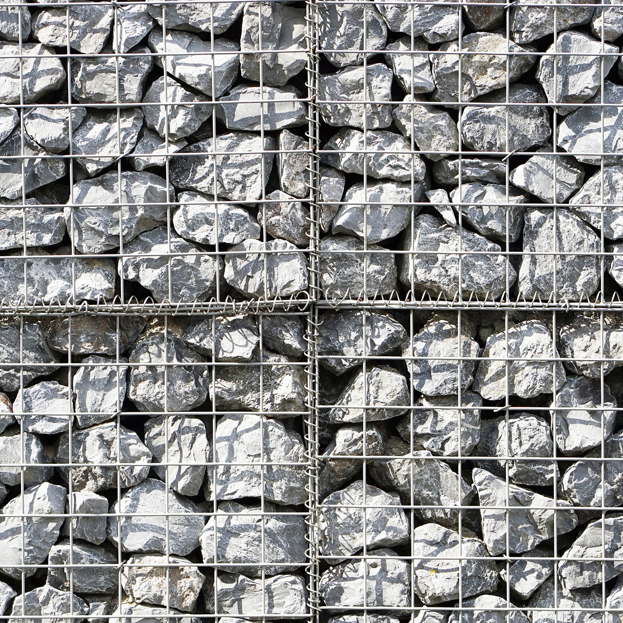 Lot de 3 Paniers de Gabions 100cm x 50cm x 30cm