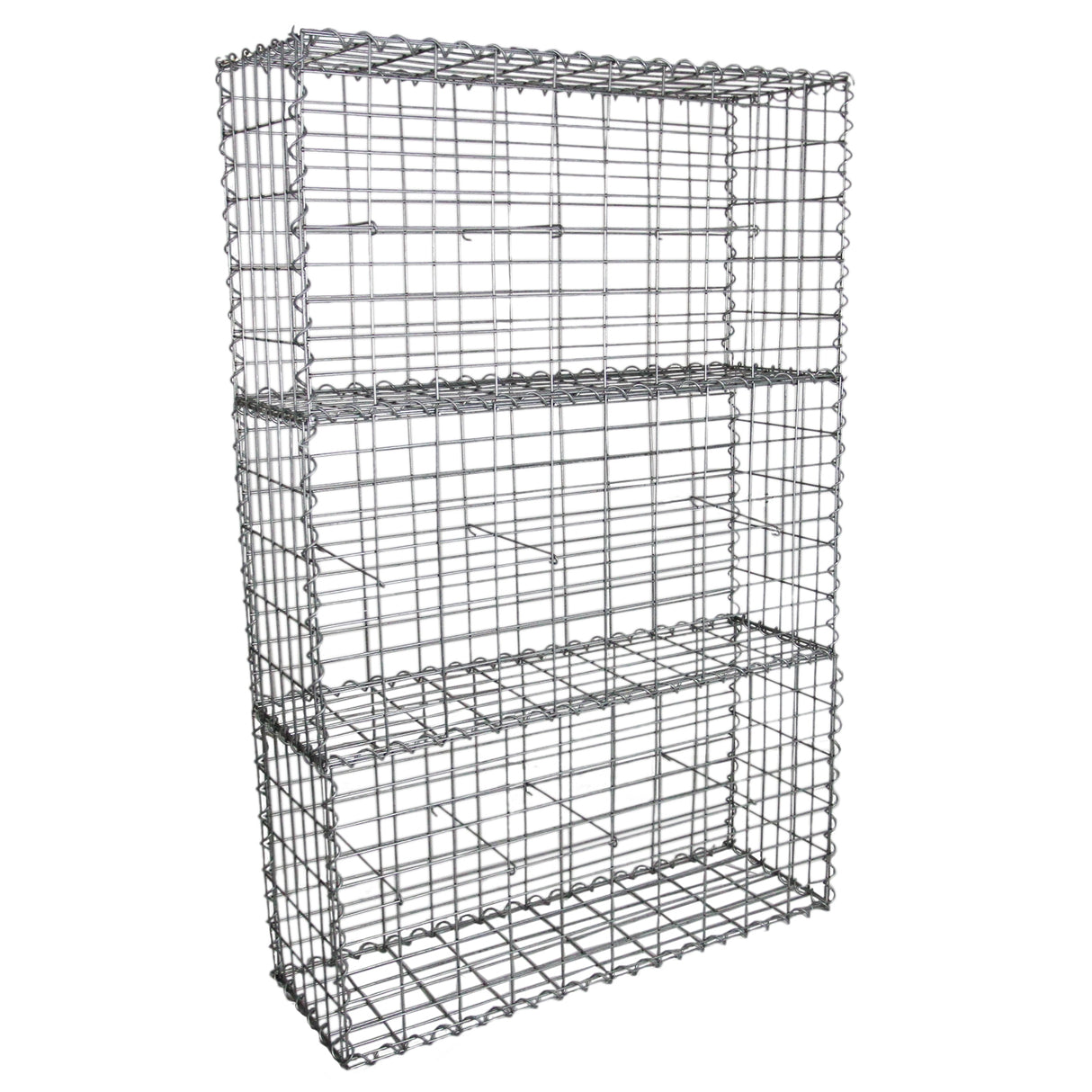 Lot de 3 Paniers de Gabions 100cm x 50cm x 30cm