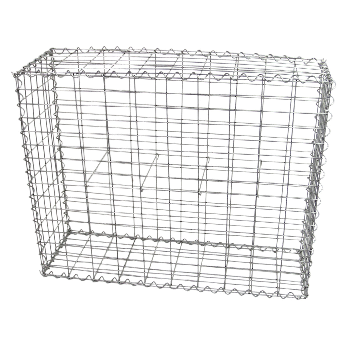 Lot de 2 Paniers de Gabions 100cm x 80cm x 30cm