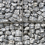 Lot de 4 Paniers de Gabions 100cm x 80cm x 30cm