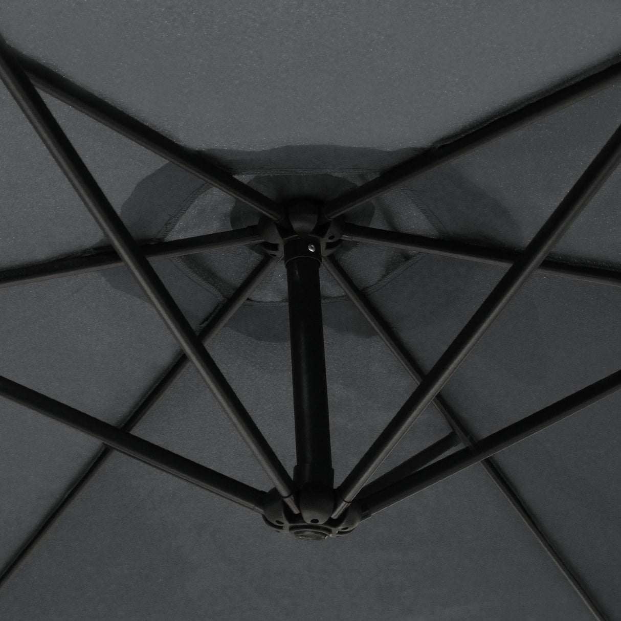 Parasol Cantilever Gris 3m x 3m x 2.5m