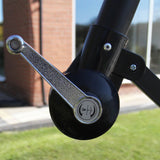 Parasol Cantilever Gris 3m x 3m x 2.5m