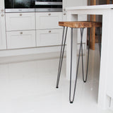 4 Pieds de Table en Epingle à Cheveux - 71cm - 3 Tiges - 12mm