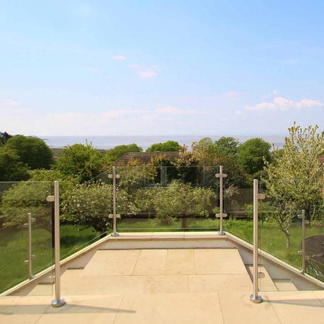 Balustrade en Acier extrémité 90cm de Hauteur